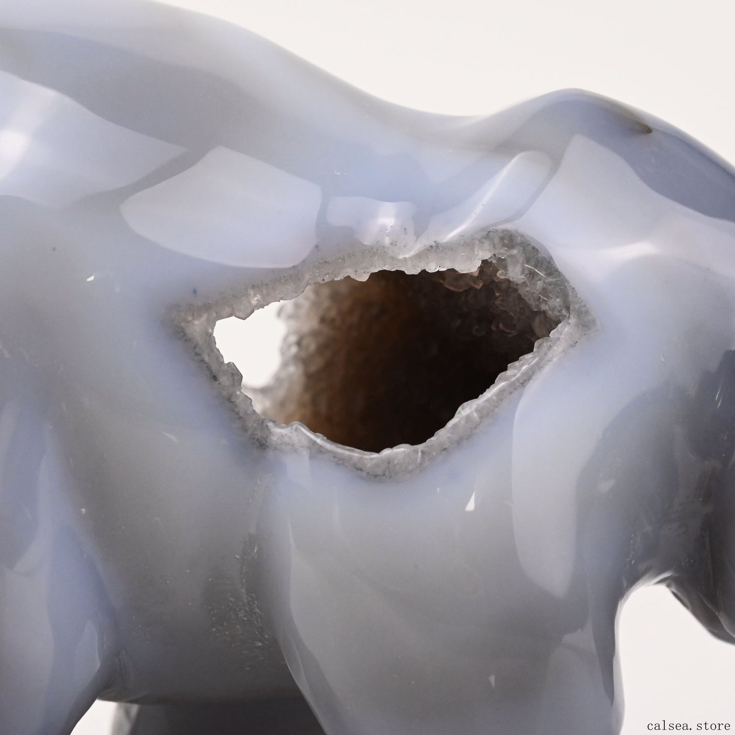 Agate Bear Sculpture Crystal Healing Hand Carved Carving