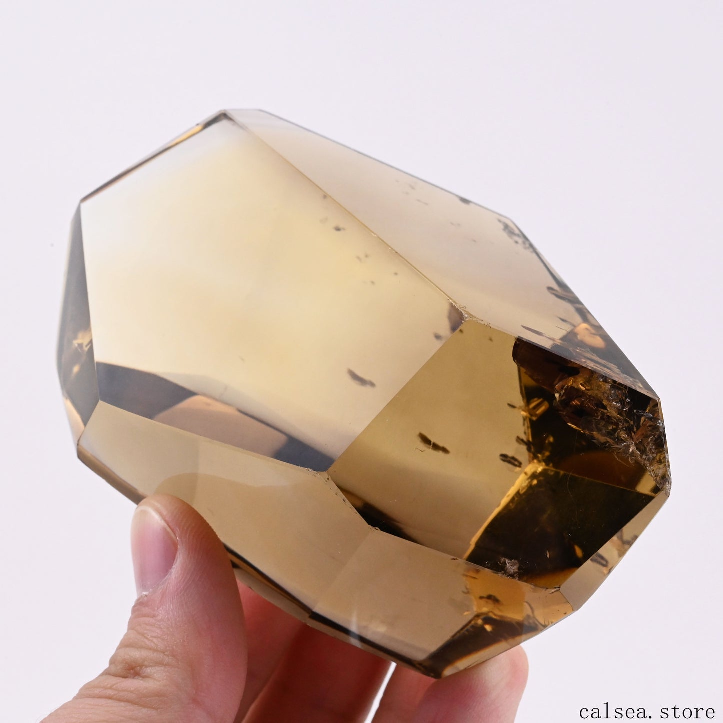 SmokeyCitrine Freeform Crystal Healing Hand Carved FreeForm