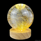 3.6''Awesome Golden Rutilated Sphere Crystal Healing Hand Carved Blonde Crystal Sphere/Ball AAA Level Crystal