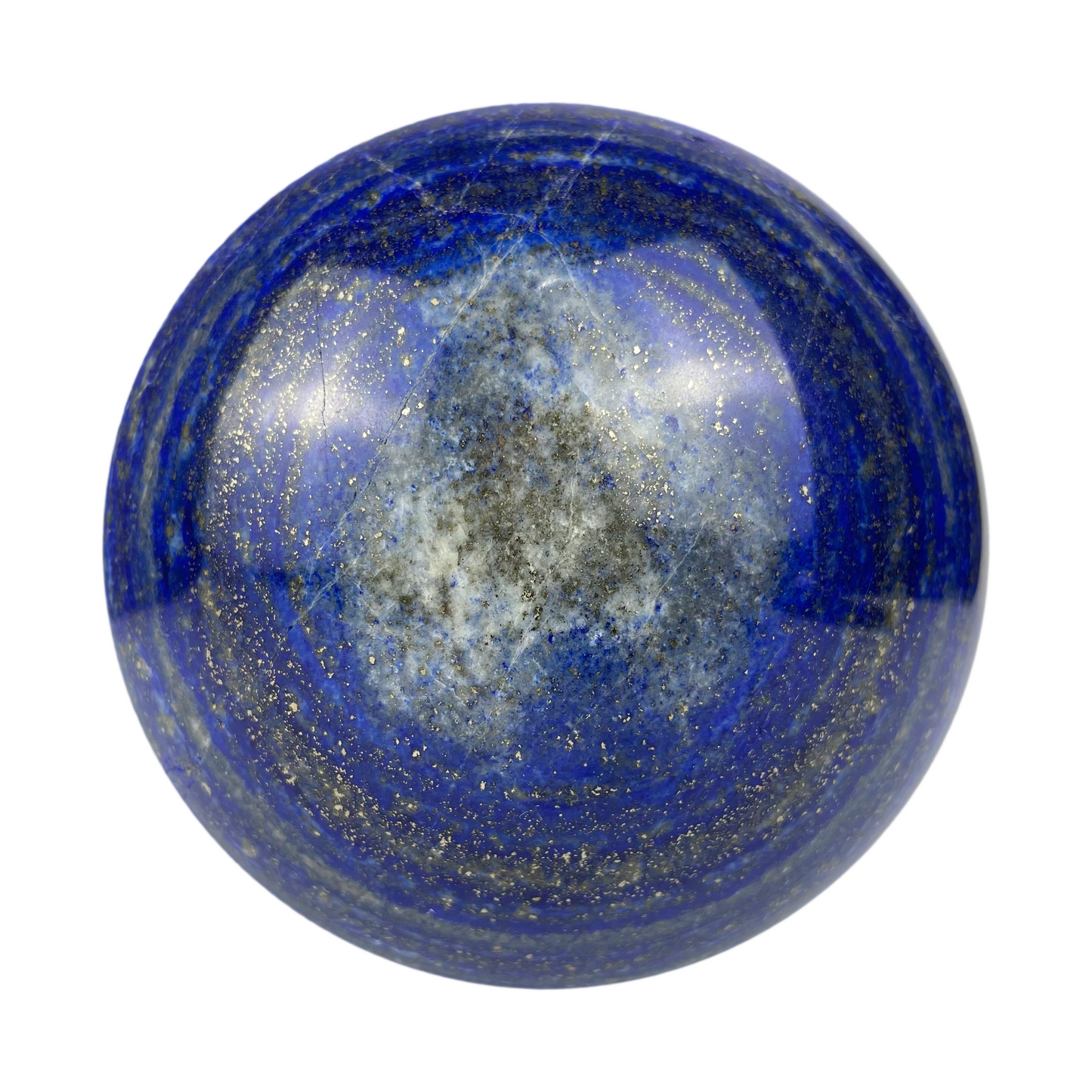 Lapis Lazuli Sphere Crystal Healing Hand Carved Sphere/Ball