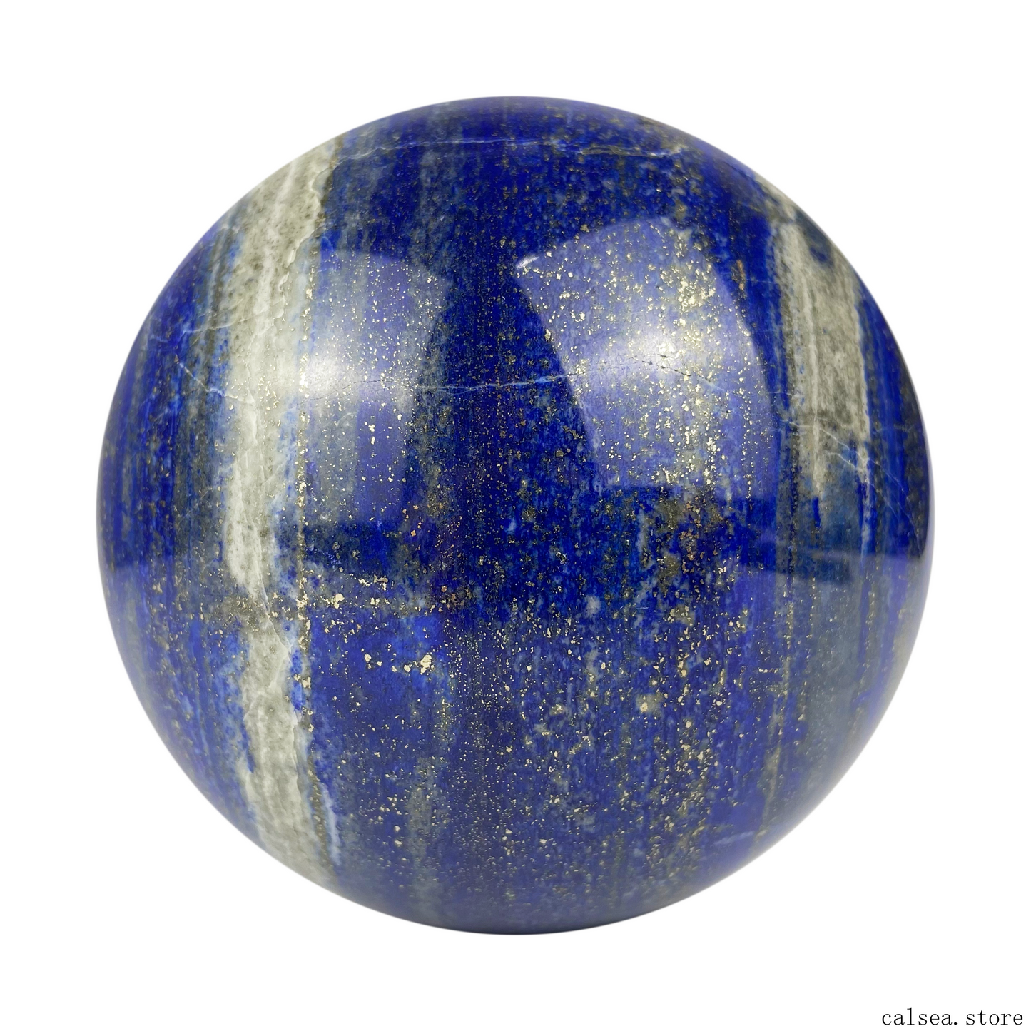 Lapis Lazuli Sphere Crystal Healing Hand Carved Sphere/Ball