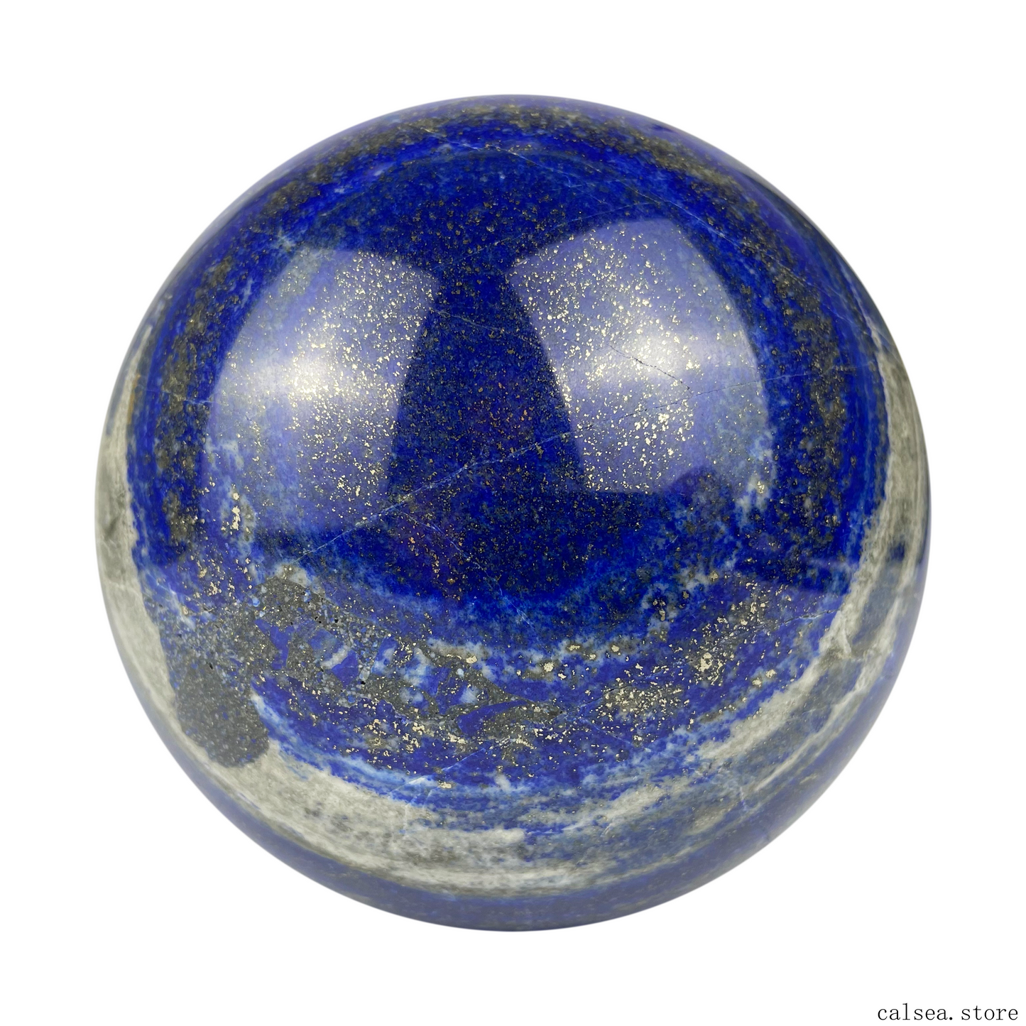 Lapis Lazuli Sphere Crystal Healing Hand Carved Sphere/Ball