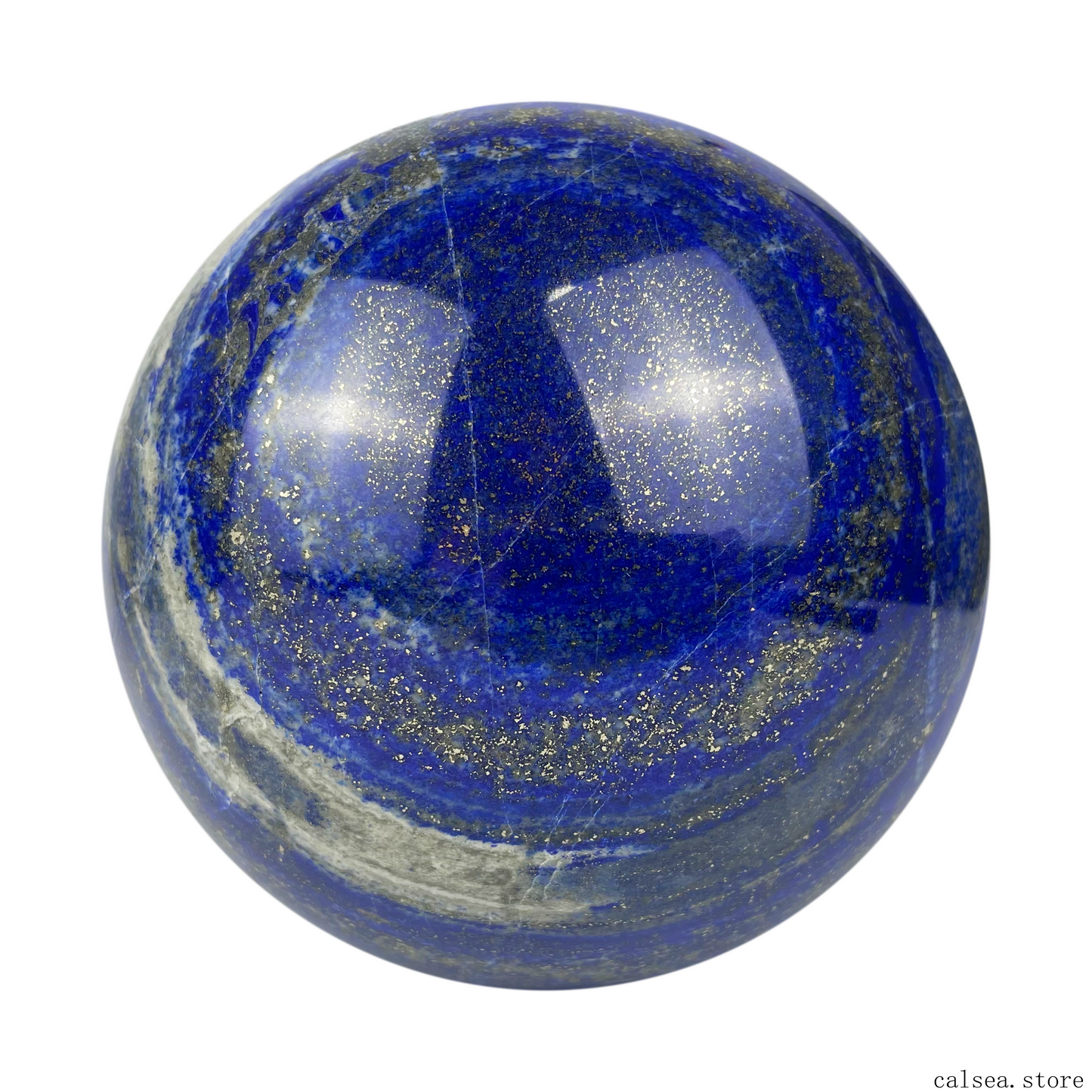 Lapis Lazuli Sphere Crystal Healing Hand Carved Sphere/Ball