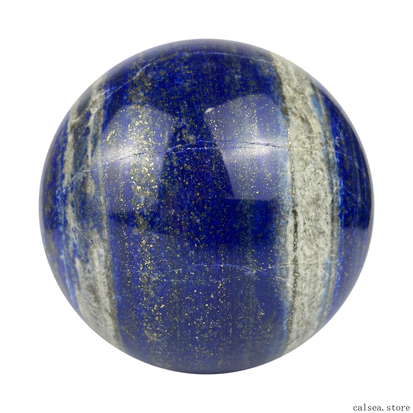 Lapis Lazuli Sphere Crystal Healing Hand Carved Sphere/Ball