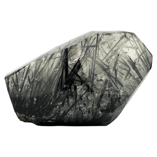 Black Tourmaline FreeForm Crystal Healing Hand Carved