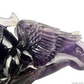 Dark Amethyst PIXIU Sculpture Crystal Healing Hand Carved