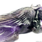 Dark Amethyst PIXIU Sculpture Crystal Healing Hand Carved