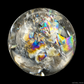 Awesome Rainbow Clearquartz Sphere Crystal Healing Hand Carved Sphere/Ball