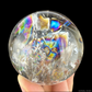 Awesome Rainbow Clearquartz Sphere Crystal Healing Hand Carved Sphere/Ball