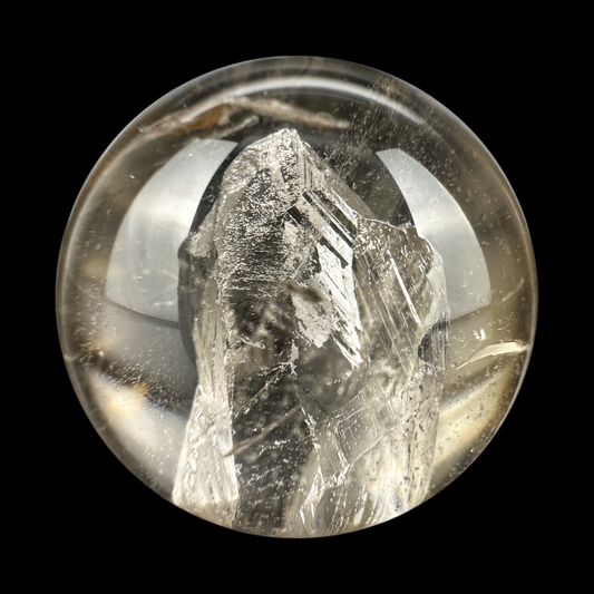 Unique Manifestation Quartz Sphere Baby Within Crystal Crystal Healing Hand Carved Sphere/Ball