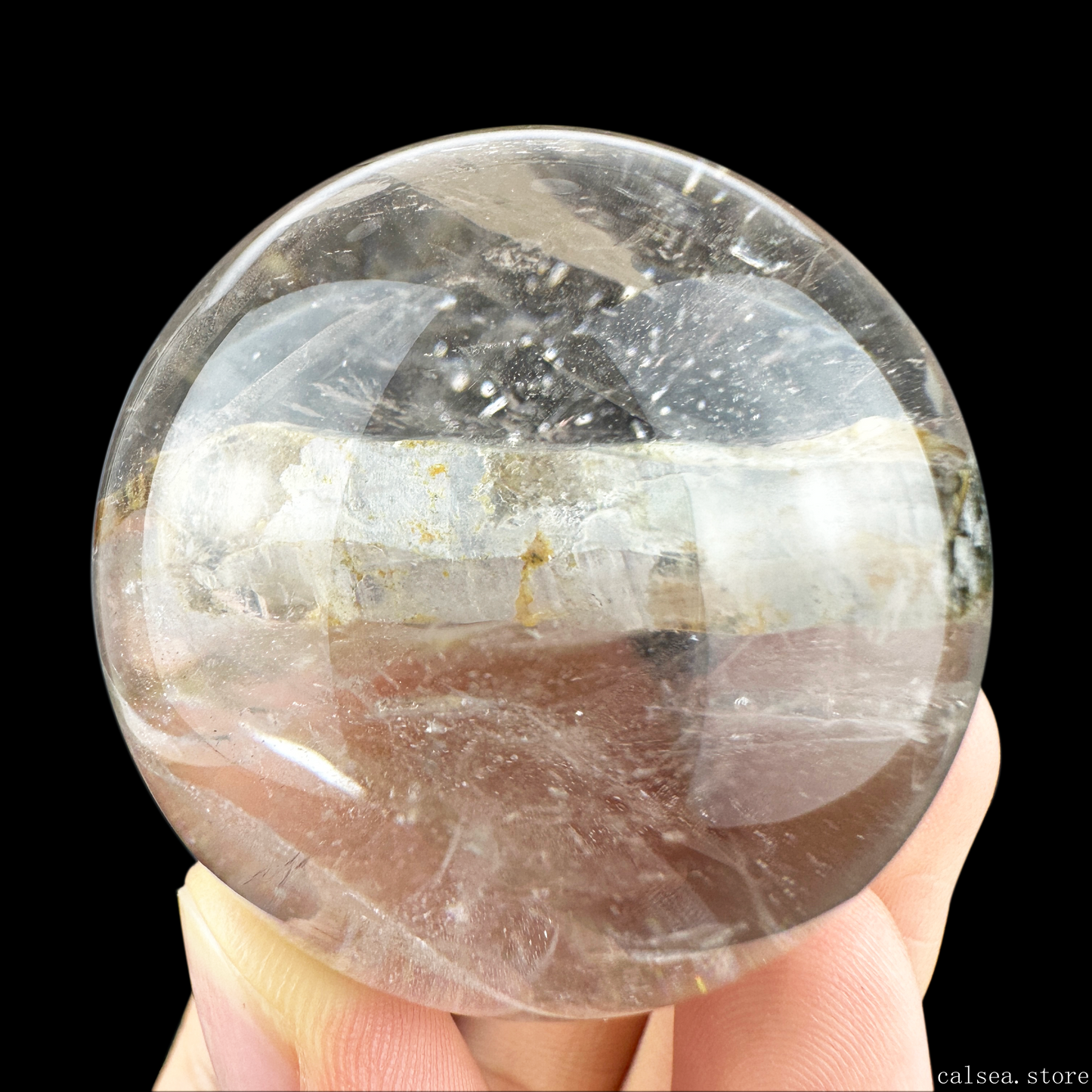 Rainbow Manifestation Quartz Sphere Baby Within Crystal Crystal Healing Hand Carved Sphere/Ball