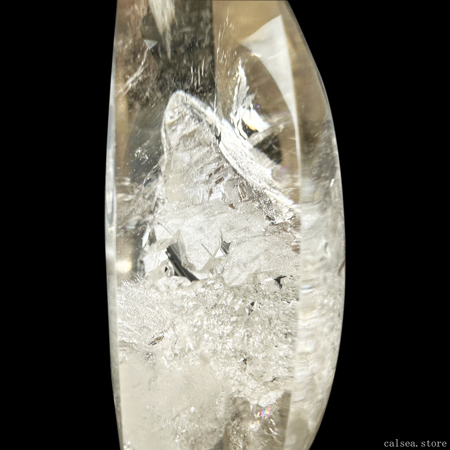 Unique Manifestation Quartz FreeForm Baby Within Crystal Crystal Healing Hand Carved