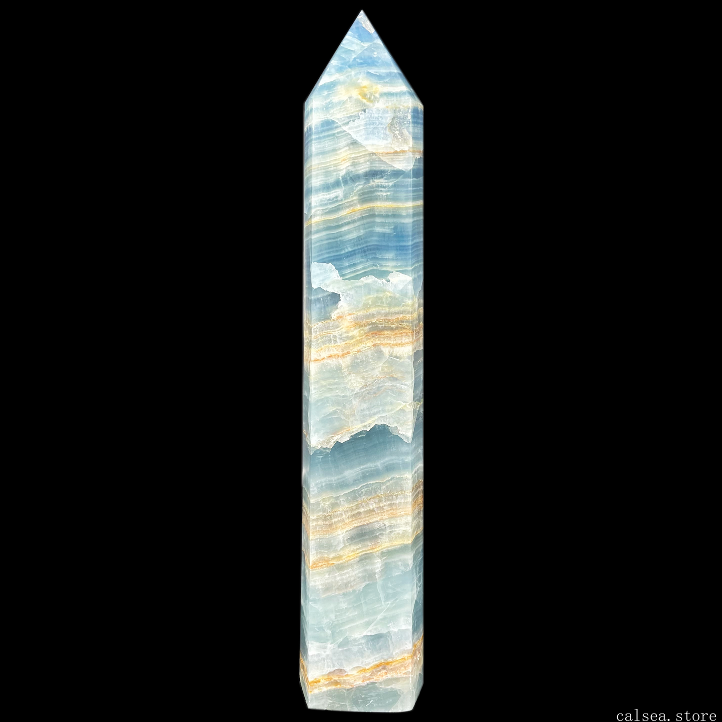 Blue Onyx Tower Ornaments Tower Crystal Healing Tower/Point