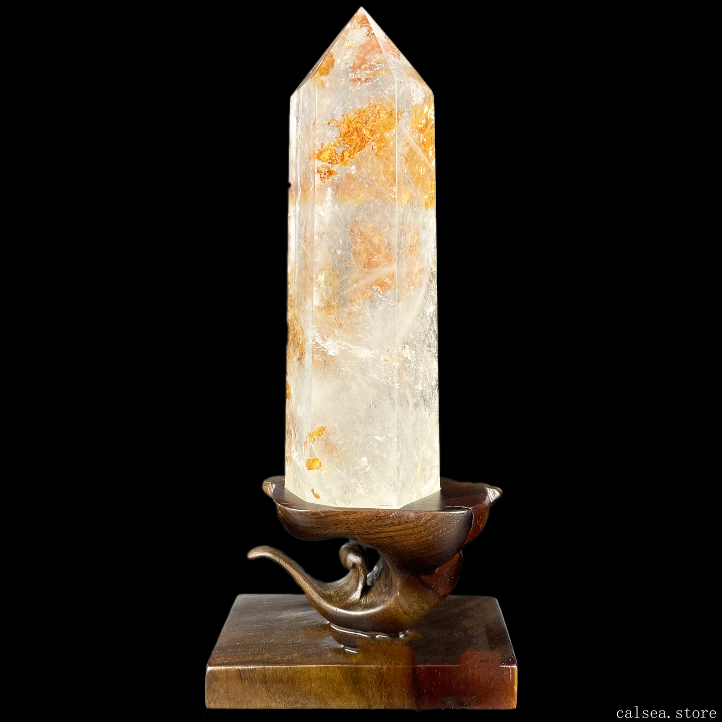 Goldenhealer Tower Crystal Healing Hand Carved Ornaments Tower Tower/Point