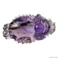 Dark Amethyst Dragon Turtle Sculpture Crystal Healing Hand Carved