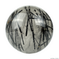 Black Tourmaline Sphere Crystal Healing Hand Carved Sphere/Ball