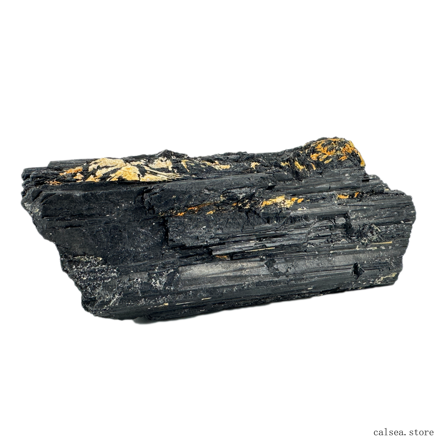 Black Tourmaline Specimens Naturally Occurring Art Collection Ornamental