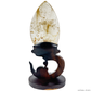 Golden Rutile With White Gardenquartz FreeForm Quartz Rutilated Crystal Healing Hand Carved