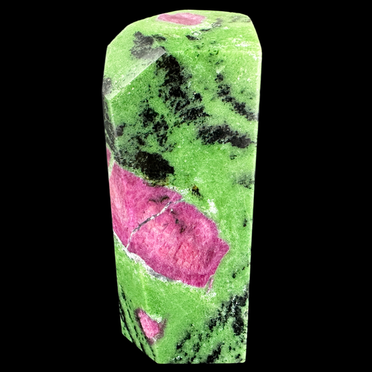 Ruby in Zoisite FreeForm Crystal Healing Hand Carved