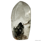 Gardenquartz FreeForm Lodalite Quartz Crystal Healing Hand Carved Crystal FreeForm