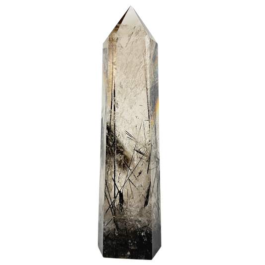 Black Tourmaline Tower Ornaments Tower Crystal Healing Tower/Point