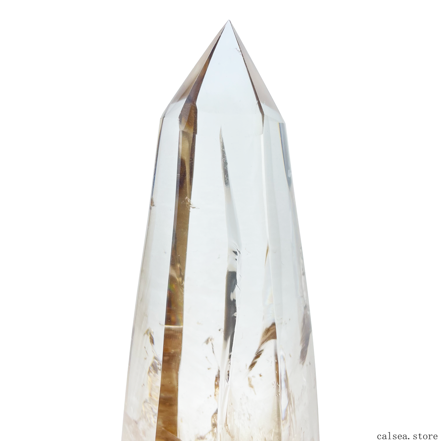 Smokeyquartz Tower Crystal Healing Hand Carved Tower/Point