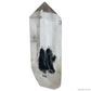 Green Gardenqaurtz Tower Crystal Lodalite Quartz Healing Hand Carved Tower/Point