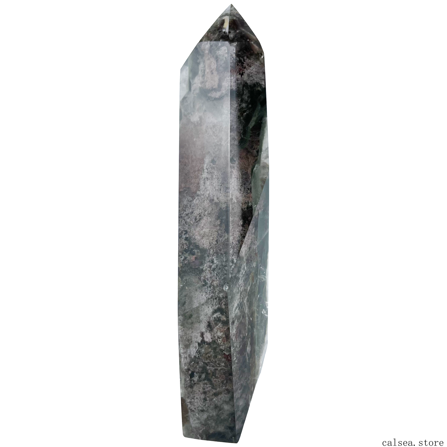 Gardenqaurtz Tower Crystal Lodalite Quartz Healing Hand Carved Tower/Point