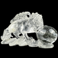 Gardenquartz Money Pixiu Sculpture Crystal Healing Hand Carved