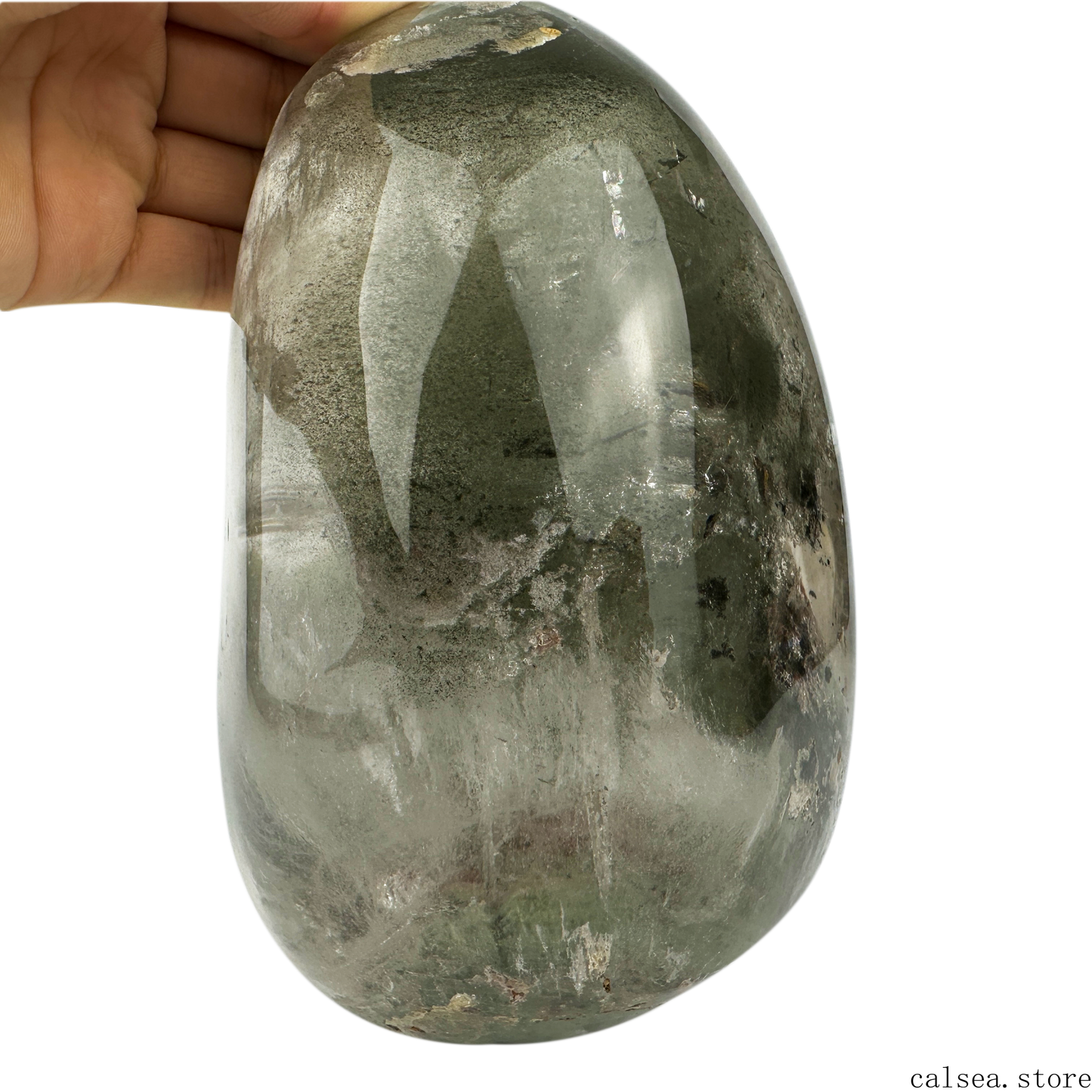 STUNNING Gardenquartz FreeForm Manifestation Quartz Crystal Healing Hand Carved Crystal FreeForm