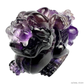 Dark Amethyst PIXIU Sculpture Crystal Healing Hand Carved