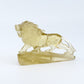 Awesome Citrine Lion Sculpture Brazil Citrine Crystal Healing Hand Carved