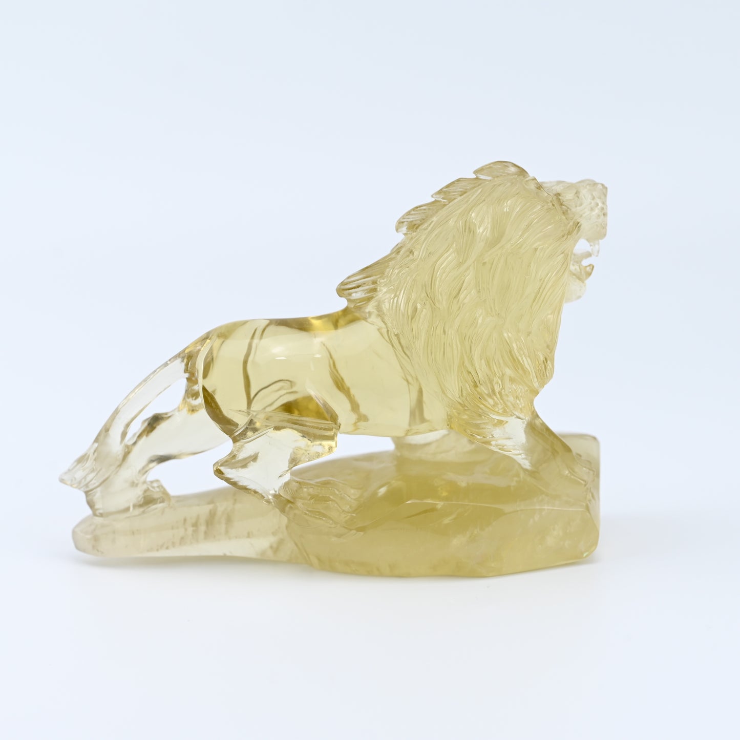 Awesome Citrine Lion Sculpture Brazil Citrine Crystal Healing Hand Carved