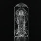 Clearquartz Gautama Buddha Sculpture Crystal Healing Hand Carved