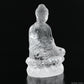 Clearquartz Shakyamuni Buddha Sculpture Crystal Healing Hand Carved