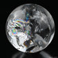 3.09''Stunning Rainbow Clearquartz Sphere Crystal Healing Hand Carved Sphere/Ball