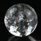 3.09''Stunning Rainbow Clearquartz Sphere Crystal Healing Hand Carved Sphere/Ball