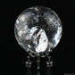 3.09''Stunning Rainbow Clearquartz Sphere Crystal Healing Hand Carved Sphere/Ball