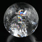 3.09''Stunning Rainbow Clearquartz Sphere Crystal Healing Hand Carved Sphere/Ball