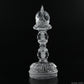 Awesome  Clearquartz Vajira Sculpture Artifact Crystal Healing Hand Carved