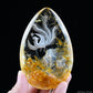 Awesome Goldenhealer Phoenix Teardrop Sculpture Crystal Healing Hand Carved