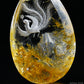 Awesome Goldenhealer Phoenix Teardrop Sculpture Crystal Healing Hand Carved