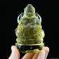 2.35''Brazil Citrine God Of Wealth Buddha Sculpture Crystal Healing Hand Carved Ornaments