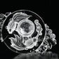 Awesome Clearquartz Mirror Fish Sculpture Crystal Healing Hand Carved