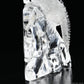 6.33'' Awesome Clearquartz Lizard Sculpture Crystal Healing Hand Carved Super Realistic