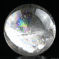 4.17'' Huge Rainbow Clearquartz Sphere Crystal Healing Hand Carved Sphere/Ball