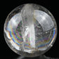 4.17'' Huge Rainbow Clearquartz Sphere Crystal Healing Hand Carved Sphere/Ball