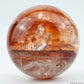 3.37'' Rainbow Dark Firequartz Sphere Crystal Healing Hand Carved Sphere/Ball