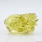 3.67'' Brazil Citrine Dragon Turtle Sculpture Crystal Healing Hand Carved