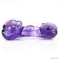 STUNNING Dark Amethyst RuYi Sculpture Crystal Healing Hand Carved